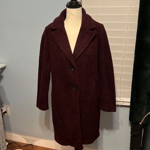 Burgundy Trench Jacket